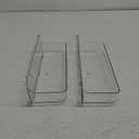 2pc Acrylic Wall Mount Organizer, Adhesive Shelf, Bathroom Shelves for Wall, Self Adhesive Organizer, Shower Caddies, No Drilling Hang Wall,with 3pack Tapes, for Bathroom, Kitchen, Living Room