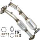 Catalytic Converter Compatible with 2013 2014 2015 2016 2017 2018 2019 2020 Nissan NV200, 2015-2018 Chevrolet City Express 2.0L L4 Convertidor Cataltico Front& Rear (EPA Compliant)