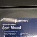 Attwood 11603D1 Quick Disconnect Seat Mount, Fits 7-Inch Swivel and Plate, Plastic and Coated Structural Steel