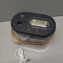 DIGIX Rechargeable Portable HumidifierSmart Display, Night Light, Easy Clean,1.4L Small Humidifiers for Bedroom Baby, Personal Mini Humidifier for Travel Home Plants, 3 Mist Modes, Auto Shut-Off (Black)