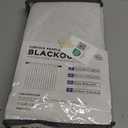 INOVADAY 100% Blackout Curtains for Bedroom, Black Out Curtains 96 Inch Long, Clip Rings Linen Blackout Drapes, Thermal Insulated Room Darkening for Living Room, 2 Panels - Beige,W50xL96