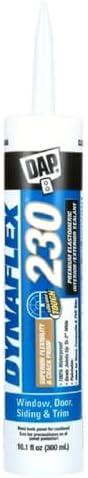 DAP Dynaflex 230 Premium Elastomeric Sealant, Clay, 10.1 Oz (7079818416) Set of 7