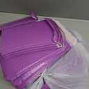 Yens Poly Bubble Mailers 4x8 In 50 Pack Purple Waterproof Self Seal Adhesive Shipping Bags, Cushioning Padded Envelopes for Shipping, Mailing, Packaging Usable 4x7