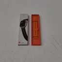 Bandletic FKM Fluoroelastomer Strap for iWatch Ultra 2 Bands for Men 49mm, Soft Durable Sport Band Compatible with Apple Watch Series 10 (46mm), 9/ 8/ 7 (45mm), SE2/ SE/ 6/ 5/ 4 (44mm), 3/ 2/ 1 (42mm), Orange