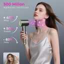 SHRATE Professional High Speed Ionic Hair Dryer | Ultra-Fast Drying | 500 Million Negative Ions | Low Noise | 160000 RPM | Compact Blow Dryer with Magnetic Diffuser for Faster Drying All Hair Types