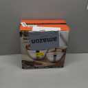 E-far Mixing Bowls Set of 7, Stainless Steel Mixing Bowls with Airtight Clear Lids, Metal Nesting Bowls for Kitchen Prep, Baking, Serving, Dishwasher Safe, Size 4.6, 3.5, 3, 2, 1.5, 1, 0.7QT, Colorful (Multicolor)