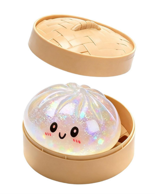 Glitter Dumpling Squishies,Stress Relief Mystery Glitter Dumpling Squishies Box Soft Squeeze Stress Ball