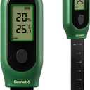 Grenebo 3-in-1 Soil Moisture Meter, Digital Plant Water Meter, Temperature & Sunlight Intensity Sensor, LCD Display Soil Tester for Gardening, Farming, Plant Care, Indoor & Outdoor PlantsGreen