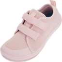 WHITIN Toddler/Little/Big/Kid Wide Barefoot Shoes | Boys/Girls Minimalist Sneakers | Splay Naturally | Lightweight (Pink)