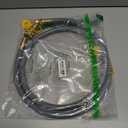 GasSaf 6 FT 1/2" ID Natural Gas Grill Hose with Quick Connect Fitting, Natural Gas Conversion Kit Suitable for Gas Grill, Generator, Patio Heater and More (with Sealing Tape)