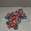 TKYGU 144 PCS/1.18 inch Christmas Tree Ornaments, Christmas Ball Decoration Set Color MixingRed Green Gold Blue Purple Silver Christmas Ball Shatterproof Hanging Tree Ornament Set