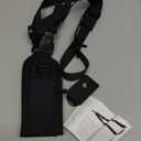 Waka Rapid Camera Neck Strap with Quick Release and Safety Tether, Adjustable Shoulder Sling Strap for Nikon Canon Sony Olympus DSLR - Black