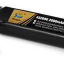 11.1V LiPo Airsoft Battery with Connector 2000mAh 30C Rechargeable Stick Batteries for Airsoft Guns Airsoft Rifle