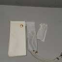 UKON Cell Phone Lanyard, Crossbody Lanyard and Wrist Strap Premium Metal Buckle Phone Charms with 2 X Strap Patch (Beige)