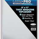 Ultra Pro 9" X 11-1/4" Thick Magazine Toploader 10ct