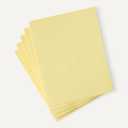 Amazon Basics 30% Recycled Color Copy Paper, 8.5" x 11", 20lb, Pastel Canary, 500 Sheets