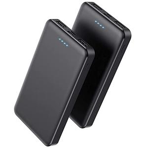 [1Pack]Portable Charger Power Bank 10000mAh,Ultra Slim Portable Phone Charger with USB C Input & 2 Output Backup Charging External Battery Pack Compatible with iPhone 16/15/14/13/12,Android Phone etc