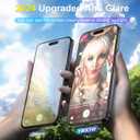 YWXTW 2 Pack Matte Screen Protector for iPhone 16 Pro 6.3 Inch + 1 Set Camera Lens Protector, Anti Glare Anti Fingerprint 16 Pro Glass Screen Protector, Bubble Free, Smooth as Silk