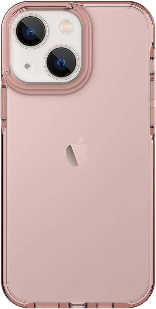 ArtsEvo Designed for iPhone 14 Case and iPhone 13 Case, 6.6ft Drop Protection, Full Body Screen Camera Protective Phone Case, Cherry Pink