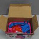 Growsun Electric Balloon Pump Air Inflator Portable Automatic Dual Nozzle Balloon Blower 110V 600W for Birthday Baby Shower Balloons Party Decorations (Rose Red)