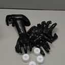 Halloween Decor Indoor, 4 Packs Creepy Reaching Hands with LED Candles, Life-Sized Gothic Wall Decor for Horror, Spooky Halloween Decorations for Home, Party, Goth & Dark Academia Style