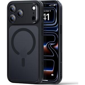 ESR for iPhone 17 Pro Case, Camera Control, Compatible with MagSafe, Shockof Military-Grade tection, Magnetic Phone Case for iPhone 17 Pro, Classic Hybrid Case, Frosted Black