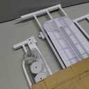 Baby Gate No Drilling, 29"-40" Auto Close Dog Gate Indoor for Doorways & Stairs, Pressure Mounted Adjustable Pet Gate, Easy Walk Through Child Gate for Children & Pets Stroller Friendly, White