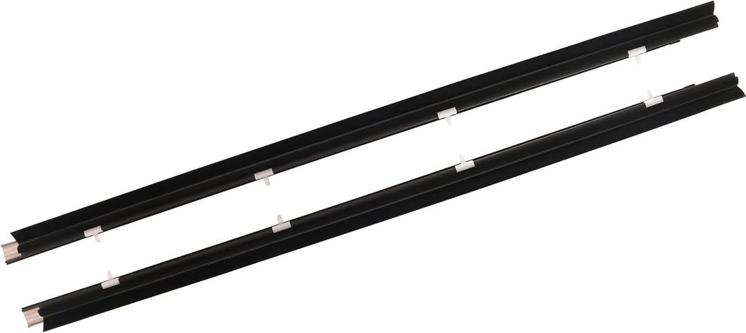 2 Pcs Front Outer Door Window Belt Weatherstrip Seal Kit Compatible with Toyota Tacoma 1995-2004Front Left & Right Side Weatherstrip Trim Molding, Replaces# 160312 6821004020
