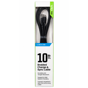 CellCandy 10-foot braided Micro-USB charger
