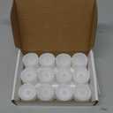 Homemory 12-Pack Flameless LED Tea Lights Candles Battery Operated, 200+Hour Fake Electric Candles TeaLights for Votive, Aniversary, Wedding Centerpiece Table Decor, Funeral, Halloween, Christmas (Bright Amber Glow  White Body)