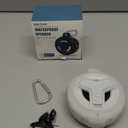 EBODA Bluetooth Shower Speaker, Portable Bluetooth Speakers, IP67 Waterproof Wireless Speaker with LED Light, 2000mAh, True Wireless Stereo, for Men and Women, Unique Music Gifts (Crystal)