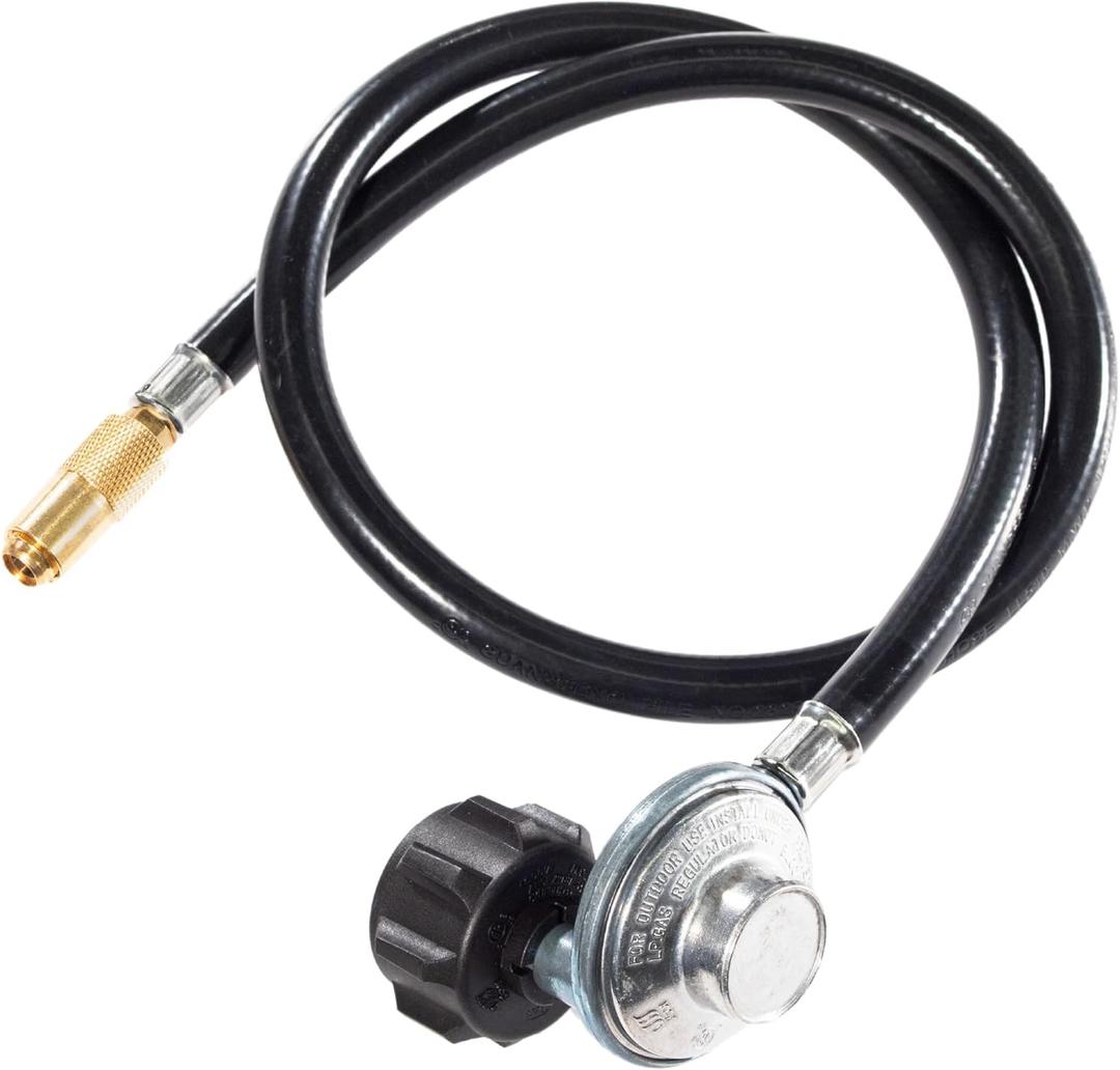 Blackstone 5471 Propane Adapter Hose & Regulator for 20 lb Tank, Gas Grill & Griddle - Weather Resistant & Corrosion Resistant - Extends Up To 3 Feet