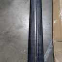 ECOTRIC Truck Bed Rail Caps W/Holes Compatible with 1999-2006 Chevrolet Silverado & GMC Sierra 1500 2500 3500 (Classic only) W/Stake Holes 6'6" Bed Black Ribbed Finish (Set of 2)