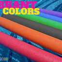 Chochkees Floating Pool Noodles Foam Tube 2-Pack, Thick Hollow Noodles for Floating in The Swimming Pool, 52" Inches Long