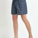 JupiterSecret Men's Underwear Woven Boxers for Men Pack Cotton Boxer Shorts Elastic Waistband (Large)