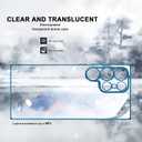 2 x for Samsung Galaxy S25 Ultra Case [Electroplating Protective] [Non-Yellowing Clear] Metallic Luster Soft Super Thin TPU Anti-Fall Case for Galaxy S25 Ultra,(Blue)