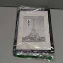 upsimples A4 Picture Frame, Display Pictures 6x8 with Mat or 8.3 x 11.7 Without, Wall Hanging Photo Frames, Black, 1 Pack