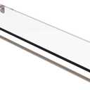 Allied Brass MA-1/22TB-PEW Mambo 22 Inch Vanity Integrated Towel Bar Glass Shelf, Antique Pewter