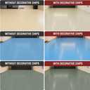 4 Gallon Dark Gray Epoxy Colored Sand Self‑Leveling Floor Paint, Marble‑Effect, 100% High Solids, 5.5:1 Sand‑Aggregate Ratio,6H Hardness,1.5mm Finished Thickness (Dark gray,512 Fl Oz,15Kg)
