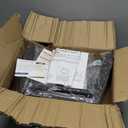 Modern Semi Flush Mount Ceiling Light,19.7" 6-Light Hexagon Flush Mount Ceiling Lights for Dining Room Light Fixture,Farmhouse Black Metal Kitchen Island Lighting Fixtures for Hallway,Bathroom