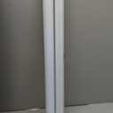 LazBlinds No Tools No Drill Cordless Zebra Blinds for Windows, Dual Layer Light Control for Day and Night, Light Filtering Privacy Roller Blinds and Shades for Home, 25" W x 72" H, White