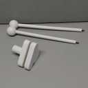 Baby Crib Mobile Arm,27.2 Inches Wooden Baby Mobile Hanger for Crib,Adjustable Mobile Arm for Crib Cot Bed Bassinet Wind Chimes Bed Bell Nursery Cloud Design (White)