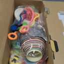 Baby Toys 6-12 Months, 6 in 1 Montessori Toys for Toddlers 1-3, Infant Sensory Pull String Toy, Fidget Spinners Soft Baby Blocks Stacking Cups, Baby Gifts for 1 Year Old