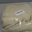 Hiasan Room Darkening Window Curtain Panels, Light Blocking, Noise Reducing Blackout Curtains, Tiebacks Included, Set of 2, Grommet Top (Light Beige, Width 42 Inch x Length 72 Inch)