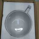 CAILIDE 50oz large Ceramic Soup Mug with Handles for Coffee, Tea, Ice Cream, Cereal, (white)