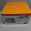 Toaster 4 Slice, Dual Independent Controls, Extra Wide Slot Toasters for Bagel, Bread, Waffles, 7 Shade Settings, 4 Main Functions, Removable Crumb Tray, 1500 Watts, Brushed Stainless Steel