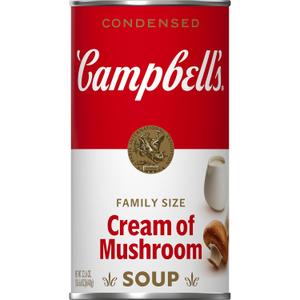 Campbell's Condensed Cream of Mushroom Soup, 22.6 oz Can, Pack of 3, Best By: Sep 23 2027