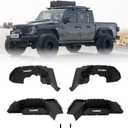 Aluminum Front & Rear Inner Fender Liners for 20-26 Jeep Gladiator JT, 4PCS