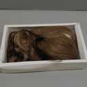 Toppers Hair Pieces for Women 24 Inch Wavy Clip in Hair Toppers for Women with Thinning Hairs Synthetic Hand-Tied Hairline Lace Front Women's Hair Topper Golden Brown Mix Bleach Blonde