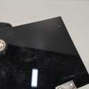 Extra Large Black Acrylic Box Winners Bank with 2 Keys, Slot, Storage Waist Bag, Portable Casino Cash Money Lock Box Safe for Gamblers, 1Pack